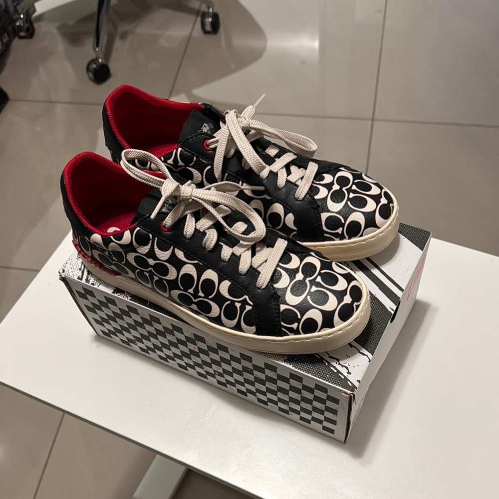 Coach Black and White Sneakers